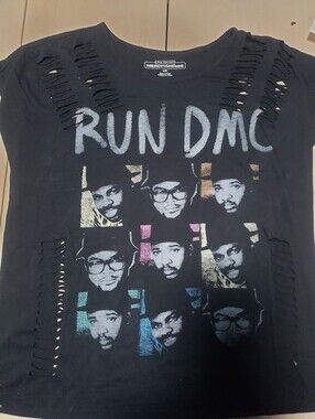Live Nation Black Graphic Tee with Gray Print